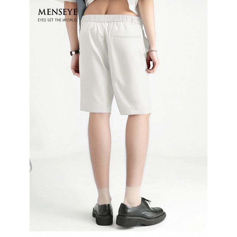 Menseye Men's Shorts Men's Summer Breathable Dress Pants Business Casual Pants Versatile