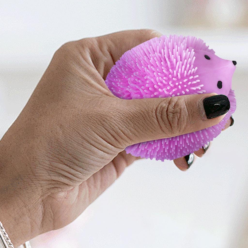 Creative Squeezing Children's Decompression Toy Doll, Small Hedgehog Ball Flash Squeezes Toy