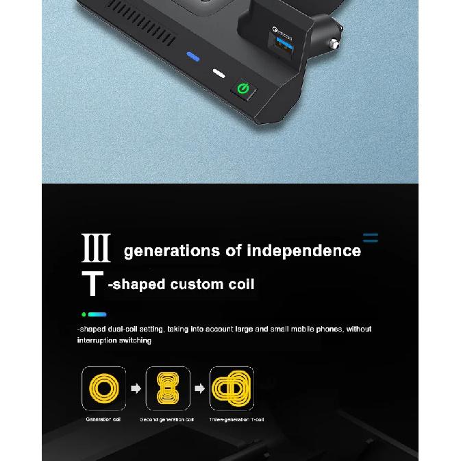 15W Car Wireless Charging Phone Charger for Mercedes Benz W205 AMG C43 C63 AMG GLC 43 C63 X253 C Class Accessories