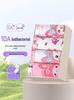 Girls' 100% Cotton Boxer Briefs - Cute Melody Design, No Wedgie, Flat Leg