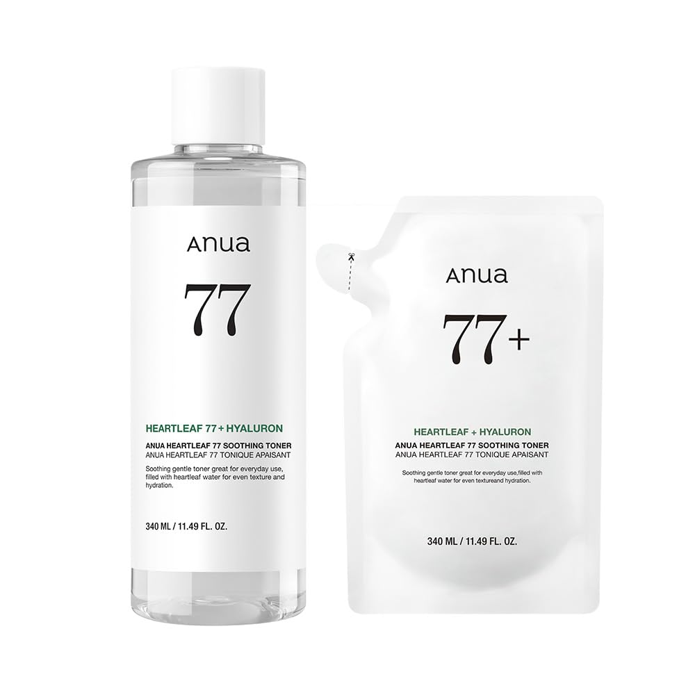 

ANUA Houttuynia Cordata 77 Soothing Toner 340ml Houttuynia Cordata 77 Soothing Toner 340ml Large Capacity and For Sensitive and Oily Heartleaf Toner