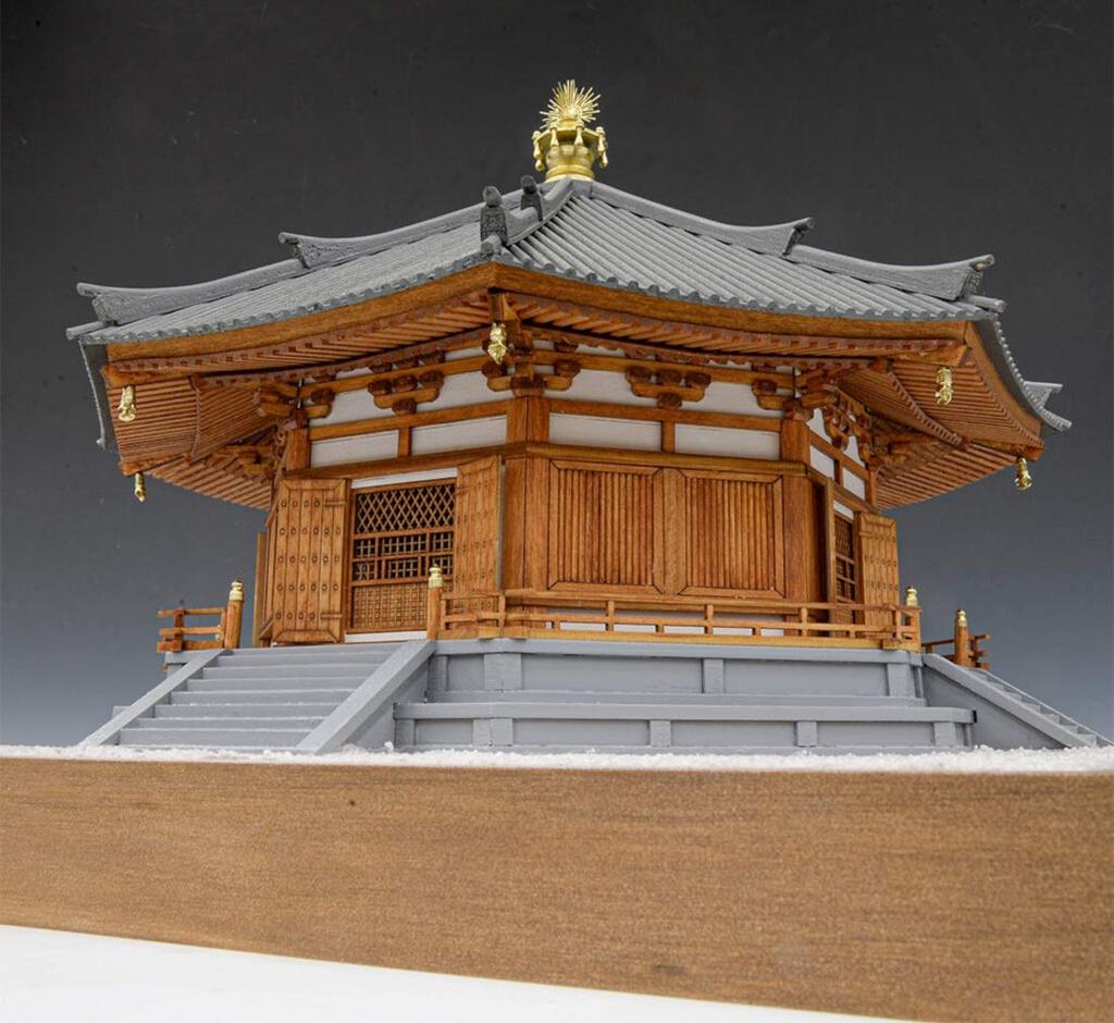 Woody Joe Temple Yumedono Wooden Model Assembly Kit 1/75 Horyu-ji