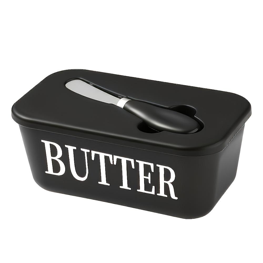 1pcs butter box set with lid knife butter box sealed storage cheese box household butter refrigeration and preservation box 6