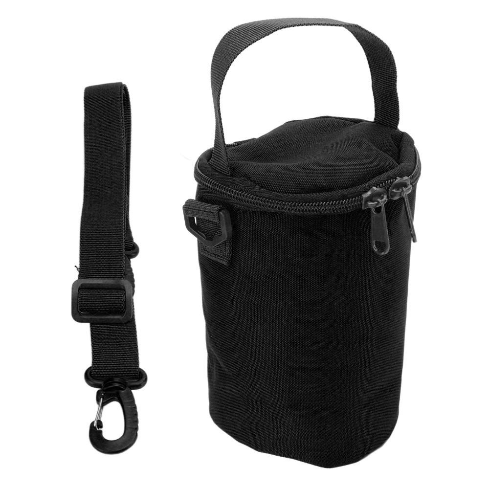 With Shoulder Strap Gas Cylinder Cover Portable Propane Tank Carrying Bag Cookware Storage чёрный