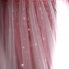 100*200cm Romance Double-Deck Cloth & Blackout Floor-standing Curtain Star Hollow Curtain Drape 2pcs