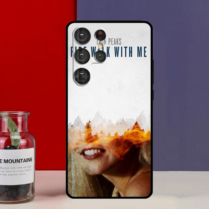 Fire Walk With Me Twin Peaks Funda Case For Samsung Galaxy S25 Ultra S9 S10 S20 S21 S22 Plus S23 FE S24 Ultra Phone Cover