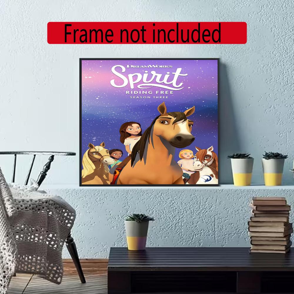 Spirit Free 5D Diy Diamond Painting Round Diamond Diy Frameless Holiday Artwork Suitable For Home Office Wall Decoration