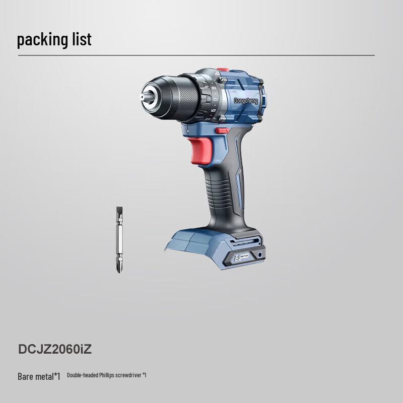 Dongcheng 20V Brushless Cordless Impact Drill CN Plug (adapter Included)