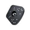 5asd 360 Degree Rotation Fish Finder Holder Kayak Fishfinder Mounting Plate Fish Finder Mount Base Mount Fish Finder Bracket