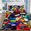 Fashion Toy Building Blocks Bedding Set Single Twin Full Queen King Size Bed Set Kids Bedroom Duvetcover Sets Bed Sheet Set