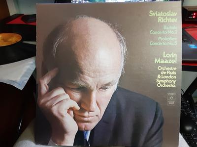 LP Record SVIATOSLAV RICHTER, ORCHESTRE DE PA - Concerto No. 2 / Concerto No. 5 S36801 Angel Records US Classical Used