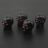 4pcs Skull Valve Caps ABS Car Wheel Plugs For Alloy Wheels Tire Valve Cap Auto Valve Cover Nipple Caps For Cars Motorcycles Bike Stem Caps1