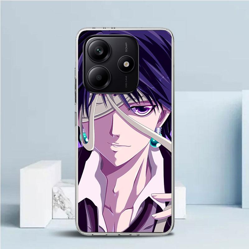 Huner X-Hunters Chrollo Shizuku Phone Case For Xiaomi Redmi Note 15 14 14S 13 12S 12 Pro Plus 11S 11 11T 11E 10S 10 + Soft TPU B