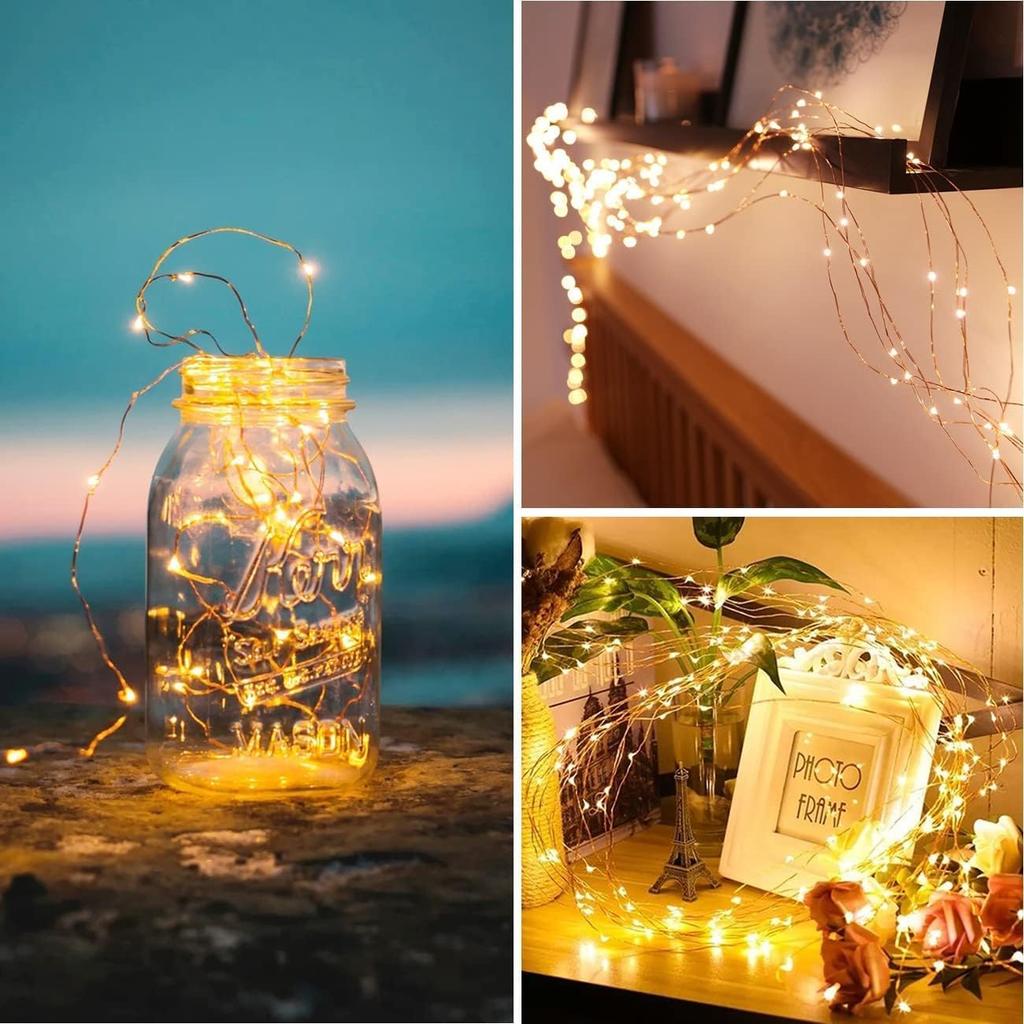 Fairy Lights Plug in,99ft 300 LEDs Christmas Lights Indoor Outdoor Warm White Copper Wire,Long Led Fairy String Lights for Bedroom Party Wedding