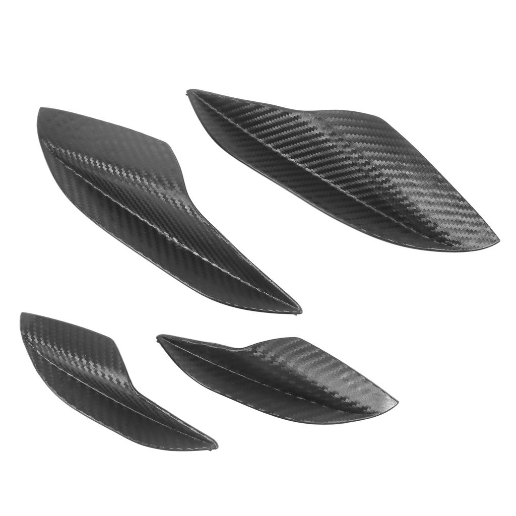 Bumper Fin Car Front Bumper Side Splitter Canards Lip Spoiler Deflector Replacement for