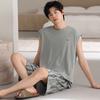 Pajamas Men's Summer Modal Sleeveless Vest Shorts Thin Casual Wear Relaxation Loungewear Set