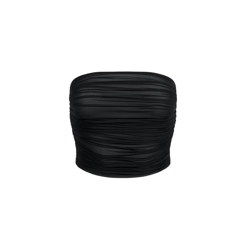 

Skims New Arrival Sexy Sexy Tube Top Tops Silm Slimming Skirt Long Casual Dress Women s Suit Black Tube Top M