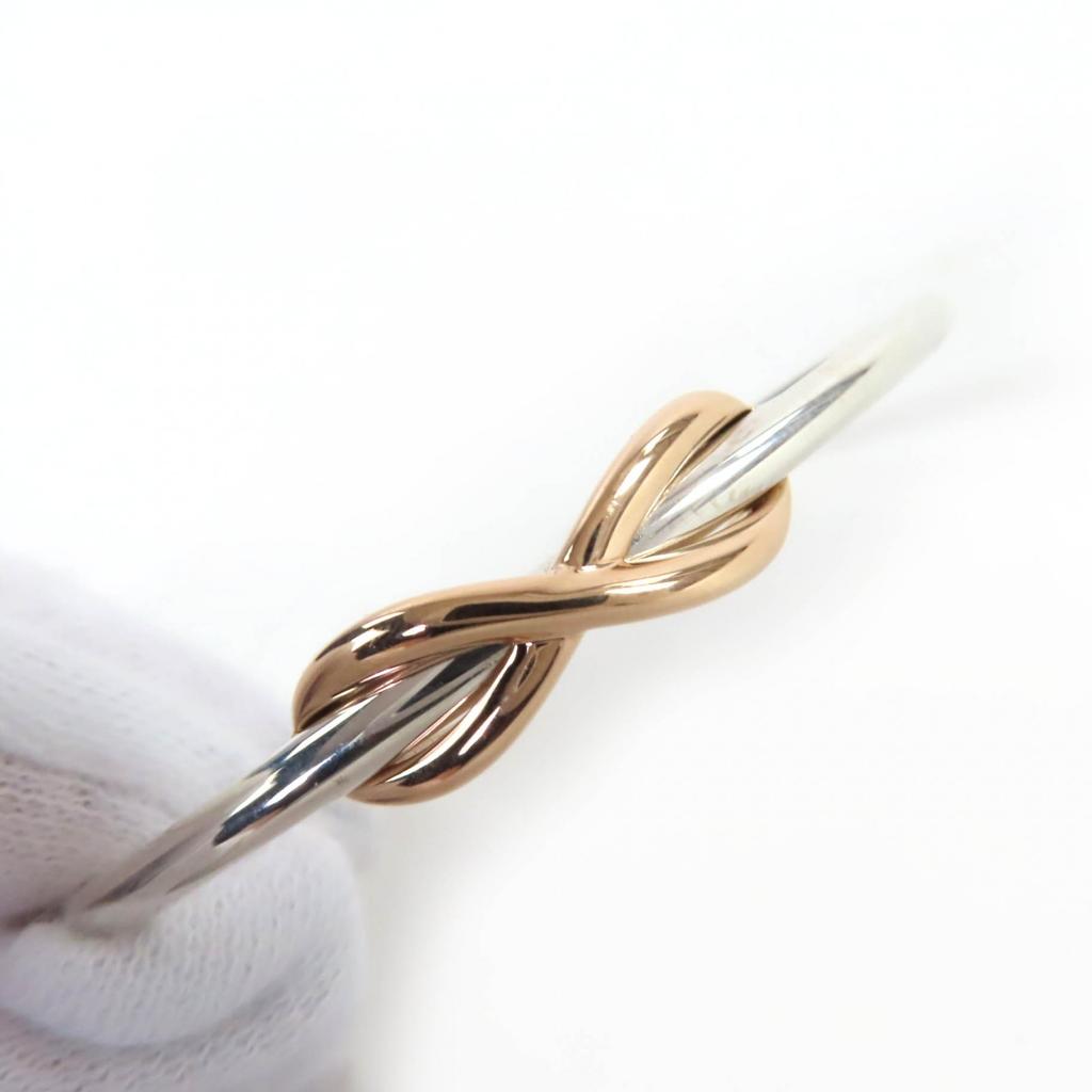 Ausgezeichnetes TIFFANY&Co. Unendlichkeit Armreif Combi 925x18K (YG) Silber AG925 Damen Gebraucht