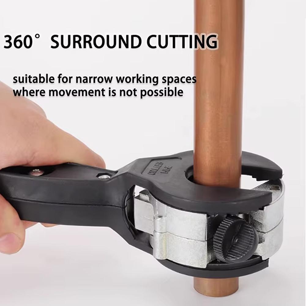 Ratchet Tube Pipe Cutter for 8-29mm Stainless Steel Copper Aluminum Alloy Hose Cutting Tool