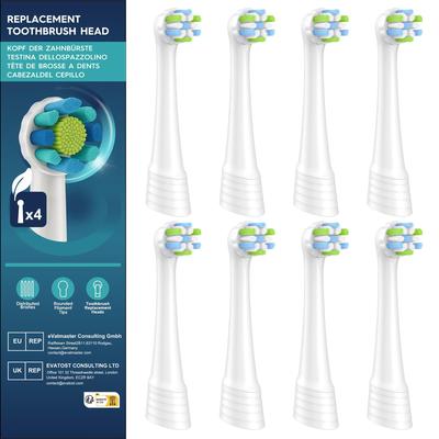 Náhradné kefkové hlavy pre iO Electric Kompatibilné s elektrickými zubnými kefkami Braun iO kefka Zubné kefky Oral-B, 2/3/4/5/6/7/8/9/10 (8 hláv)