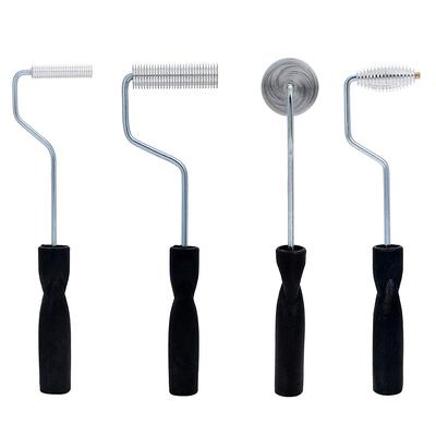 Air Bubble Removal FRP Fiber DIY Iron Air Bubble Set Defoaming, Roller, Reinforcement, Repair, Screws, Removal, 4-Piece