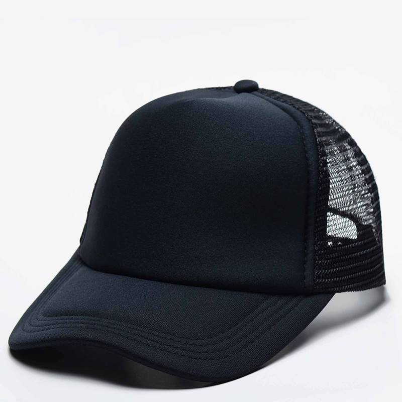 Truck cap Sponge mesh Solid color duckbill cap Sunscreen breathable sun hat