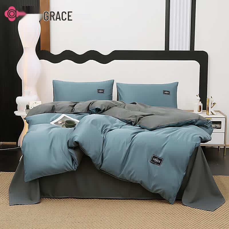 Jieliya Washed Lyocell Duvet Cover Set