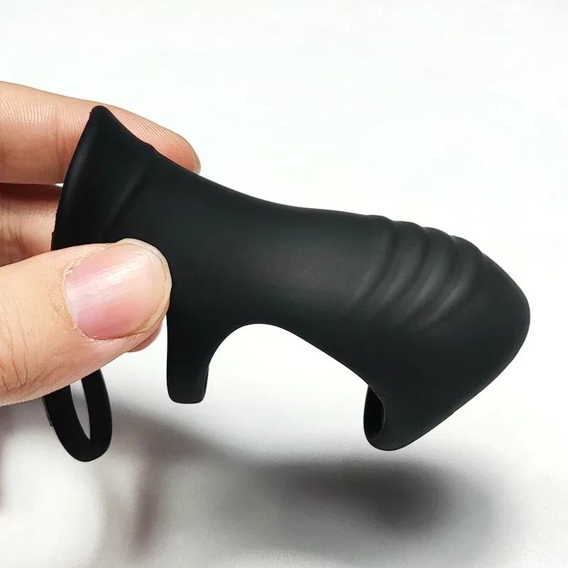 Gjenbrukbar penisring Pung Bondage Cock Ring Sexleketøy For Menn Kyskhetsbur Testikkel Bondage Lås Ring Voksen Sex Produktbutikk