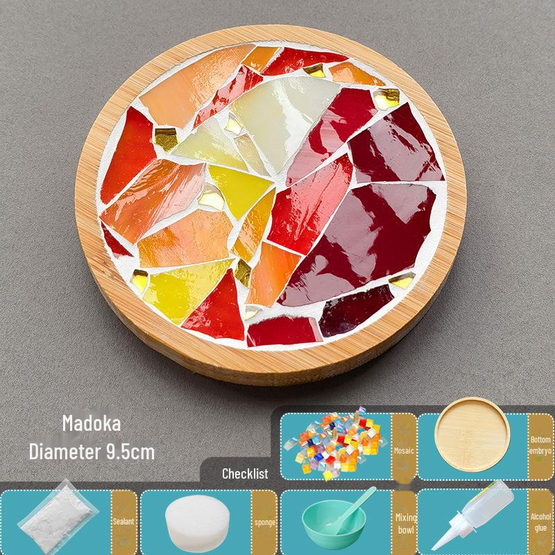 Handmade Mosaic Coaster DIY Kit for Students – Perfect for Mother's Day & Kindergarten Activities