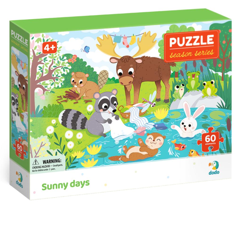 Summer Days Puzzle 60 Pieces A Charming Colorful Puzzle For The Youngest