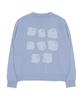 THE COLDEST MOMENT Tcm Typing Logo Knit (Sky Blue)