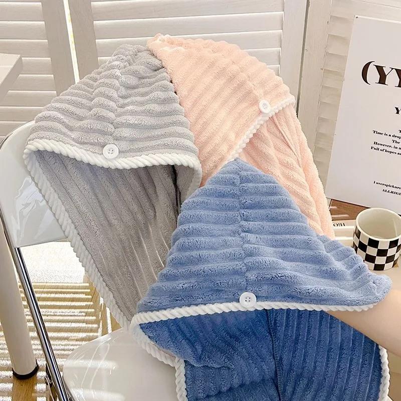 Dry Hair Cap Women Thickened and Super Absorbent Headscarf Wiping Hair Quick Drying Cap Quick Drying Towel Good Water Absorption
