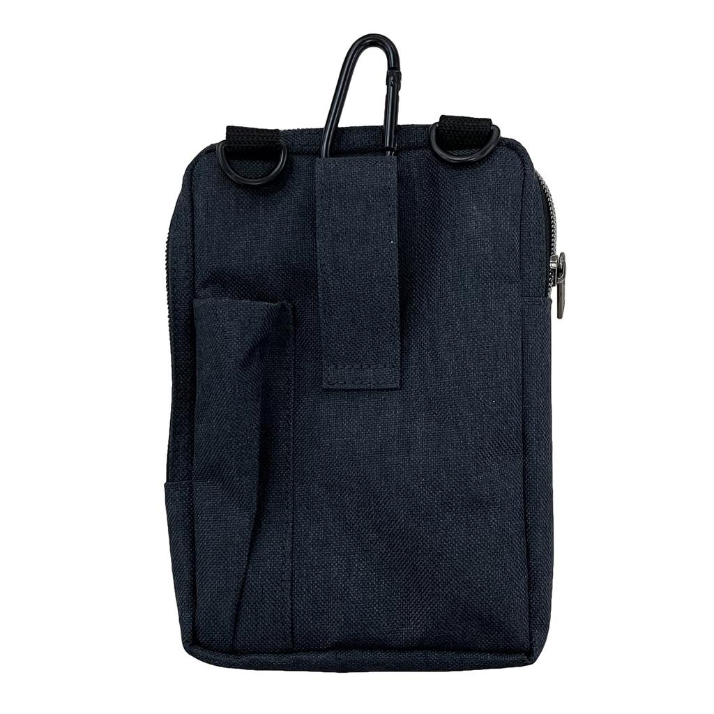 SK11 Multi-Pouch, Dark Gray, with Belt Loop and Zippered Main Pocket (STP-MP-6DG)