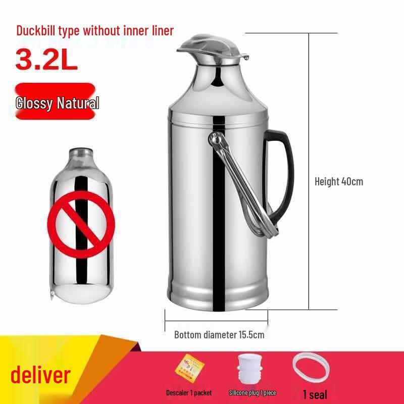 Large Capacity Stainless Steel Hot Water Bottle Thermos Flask