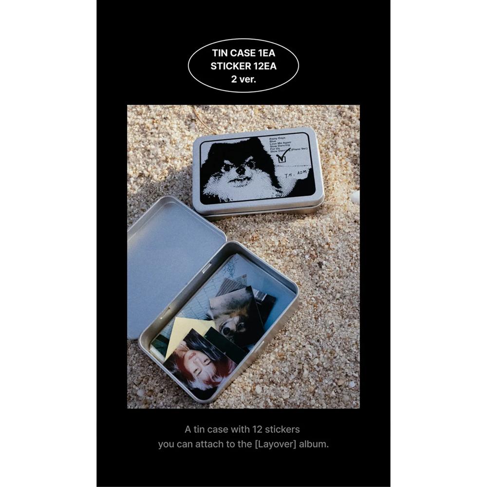 V - LAYOVER Tin Case Sticker Set