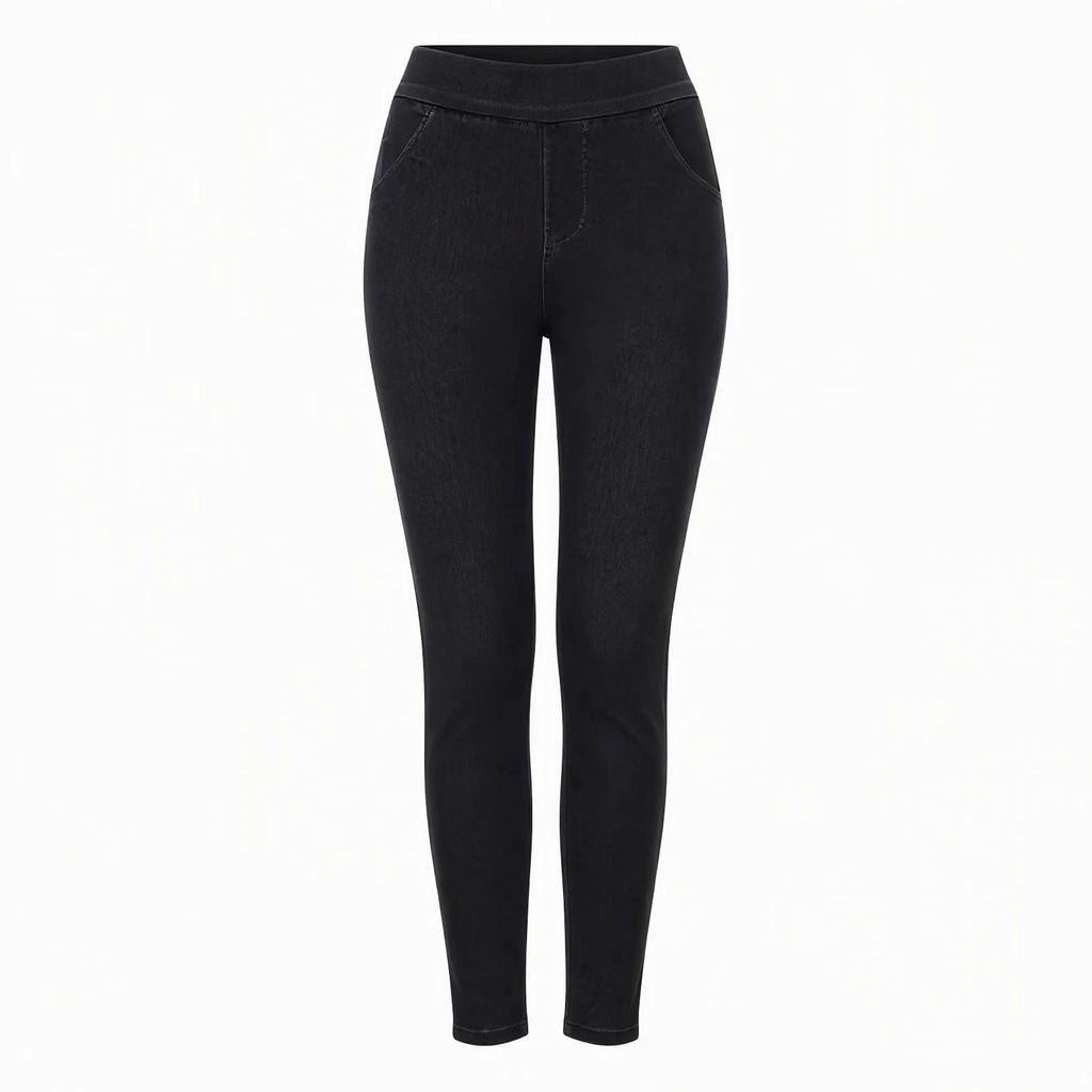 Women's High Waist Stretch Jeans with Pockets, Casual Denim Pants for Everyday Wear