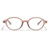 Glasses Oval Nerd Flat Mirror Female No Face Mirror