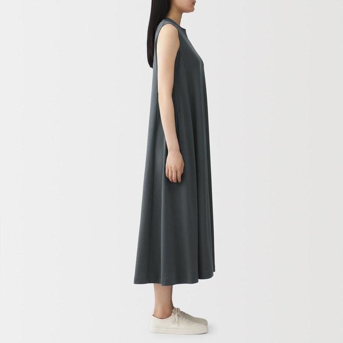 [MUJI] Women's Cooling UV-Cut Sleeveless Dress BB2W0A6S Black S