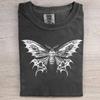 Goth Moth T-shirt, Witchy Grunge Insect Graphic Tee