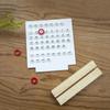 Holzbasis Holzschreibtischkalender Handgefertigter Acryl-Datumsplaner Acryl-DIY-Kalender Schreibtisch
