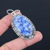 Daughters Day Deal Oval Sodalite Gemstone 925 Sterling Silver Pendant Jewelry