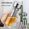 MINGHUI Double-Layer Glass Tea Infuser Bottle
