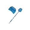 AIMOONSA Pool Cleaning Kit - 1 M Telescopic Handle + Bottom and Surface Skimmer (Blue)