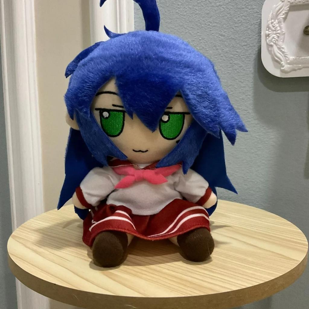 New In Stock 20Cm Lucky Star Fumo Plush Toys Cute Soft Stuffed Anime Izumi Konata Pillow Dolls For Kid Birthday Gift