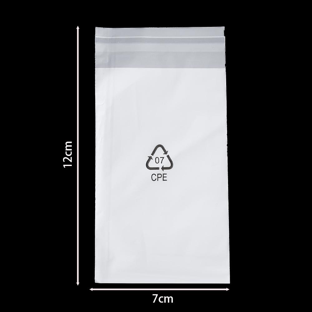 50pcs/Lot CPE Frosted Bags Jewelry Package Plastic Bag for Earrings Necklace Bracelet Beads Jewelry Organizer Display Packaging