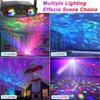 RGB LED Disco Light Rotating DJ Ball Strobe with Remote Control for Party Club Starry Show Strobe Lamp Magic Dance Car Gift
