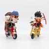 Dragon Ball Z Son Goku und Meister Roshi Motorradfiguren Schreibtisch Auto Dekoration Niedliche Sammlerfigur Modell Spielzeug Geeignet für Anime-Fans Sammlungen Geschenke