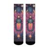 Galaxy Beetle Creative Print Socks Stretch Comfort Socks Unisex Novel Whimsical Design Harajuku Retro Style Crazy Happy Socks