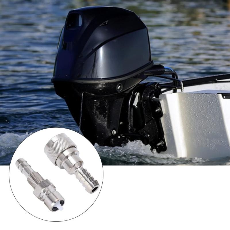 Outboard Engine Fuel Hose Connectors 3B2-70250-1 3B2-70260-1 Male Female Marine Engine Fuel Line Connector for Vehicle