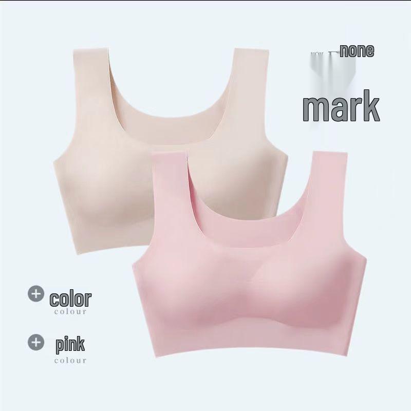 Nahtloser kabelloser Push-Up-BH für Damen: Dünn, Kleine Bruststütze, Sport- und Schlaf-Westenstil, Sommerkleidung